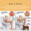 Natural Wood Squatty Potty | Premium Plywood Toilet Stool - Image 4