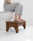 Natural Wood Squatty Potty | Premium Plywood Toilet Stool