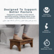 Natural Wood Squatty Potty | Premium Plywood Toilet Stool - Image 5