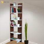 Corner Tall Ladder Decorating Standing Multipurpose Shelves
