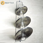 Kitchen Wall Mounted Pan Lids Organizer - 6 Layers