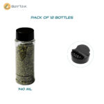 Pack Of 12 Plastic Spice Bottles
