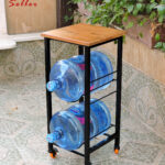2 Tier Water Jug Rack Gallon Holder Stand