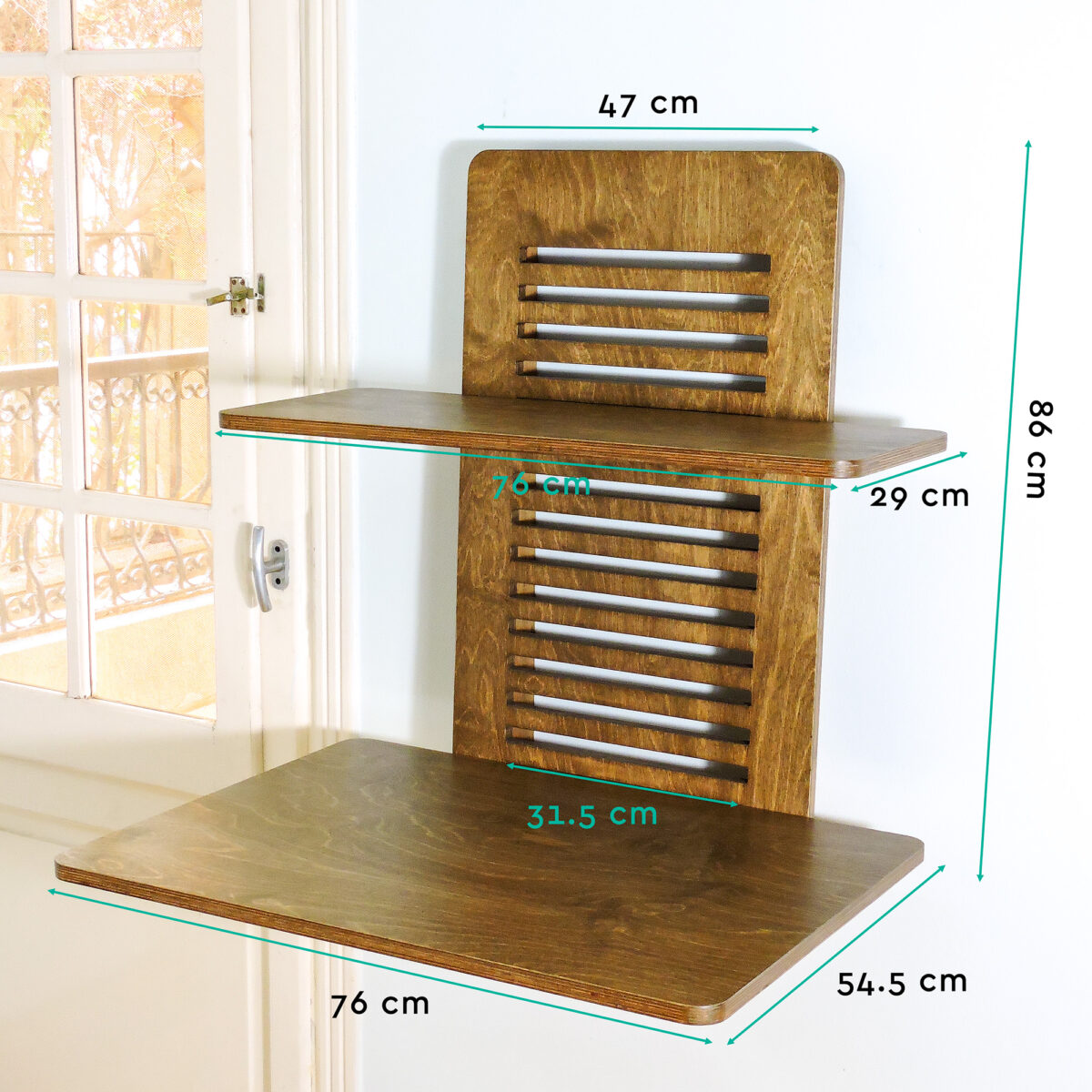 Wall Stand Smart Desk – Versatile Laptop/Screen Standing Desk - Image 5