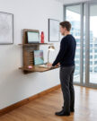 Wall Stand Smart Desk – Versatile Laptop/Screen Standing Desk